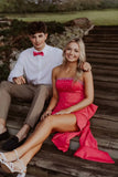 Glitter Black Beaded Strapless Tight Short Homecoming Dress With Bow